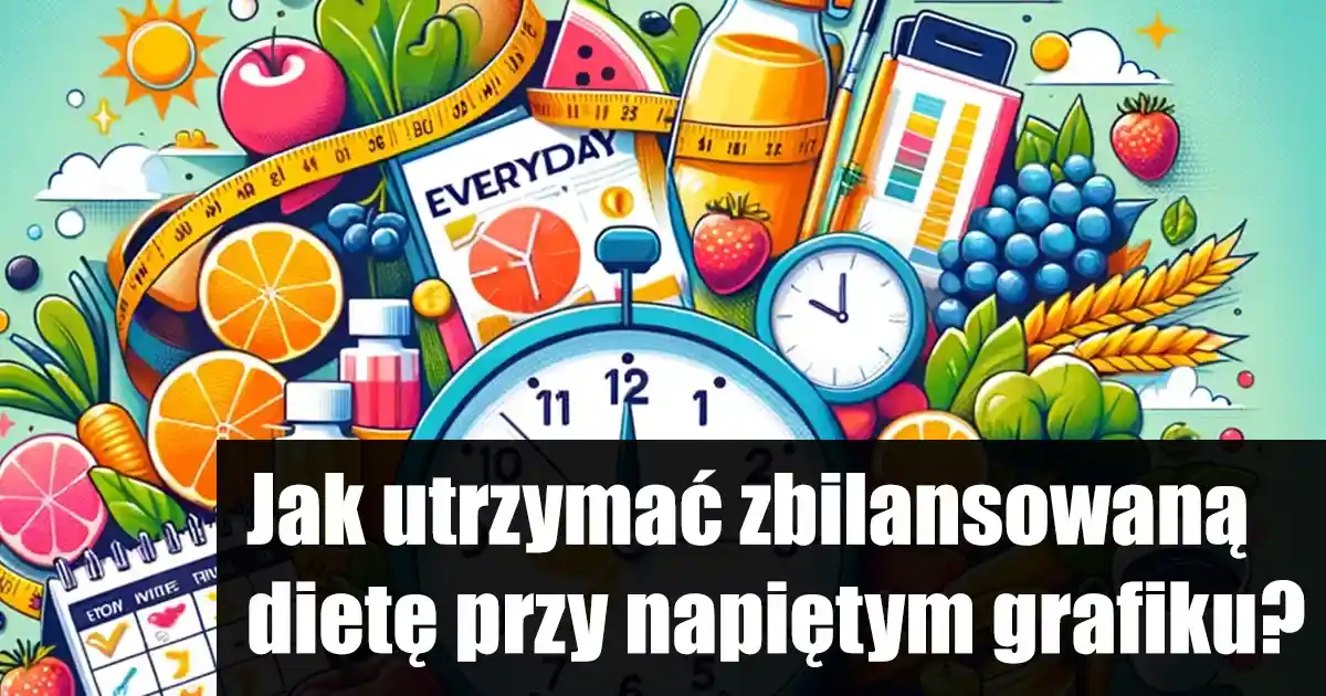 Trener personalny Rzeszów - Mateusz Cynar - Blog - Jak utrzymać zbilansowną dietę przy napiętym grafiku